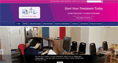 Desktop Screenshot of healphysiotherapy.co.uk